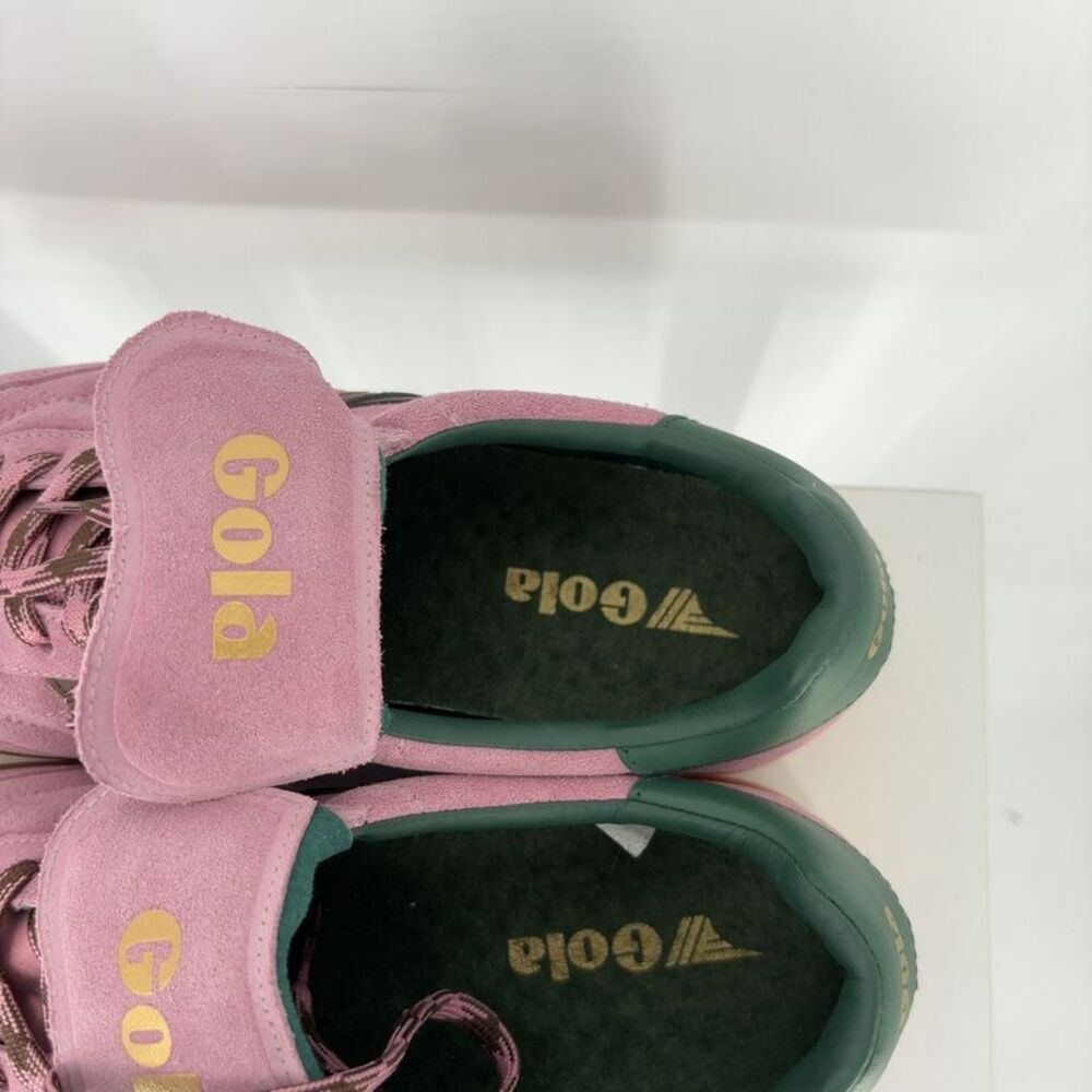 Gola Pink & Brown Sneakers with Gum Sole - Picture 3 of 6
